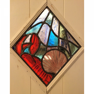 This was a recent commission to decorate an interior door in a seaside house.