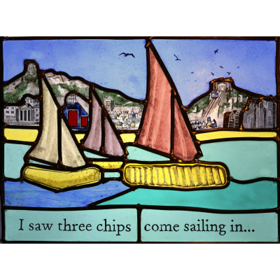 I just can't resist a cheap joke! This panel was our Christmas card for 2021.