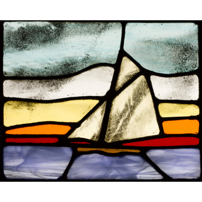 Hastings was a major centre for smuggling in the 18th century, and many of the finest houses in the Old Town are built on the proceeds of contraband brandy, gin tobacco and tea. This piece recalls the fast cutters that smugglers favoured.